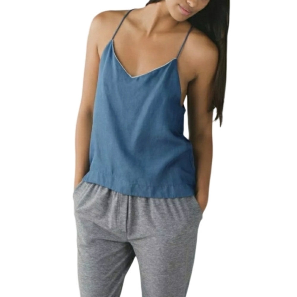 Lululemon Wake & Flow Blue Camisole